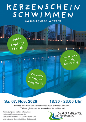 Kerzenschein Schwimmen